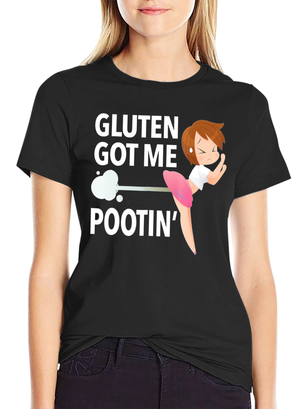 Gluten Got Me Pootin Funny T-Shirt