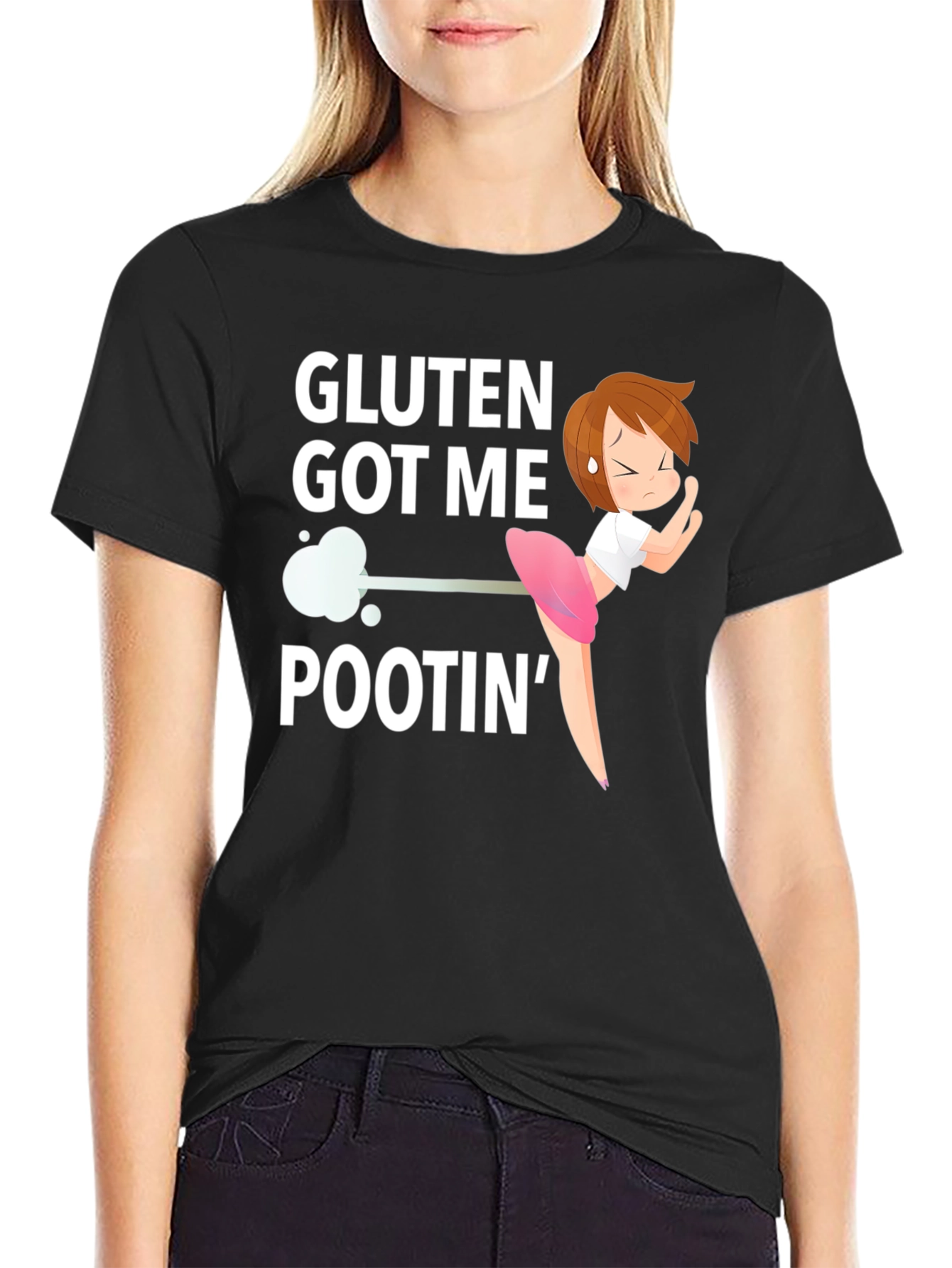 Gluten Got Me Pootin Funny T-Shirt