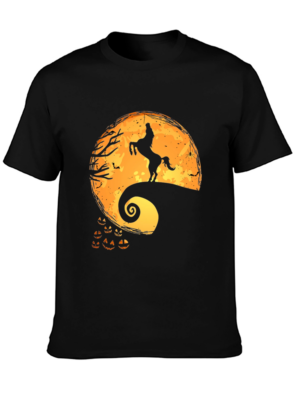 Halloween Unicorn Moon Graphic Tee