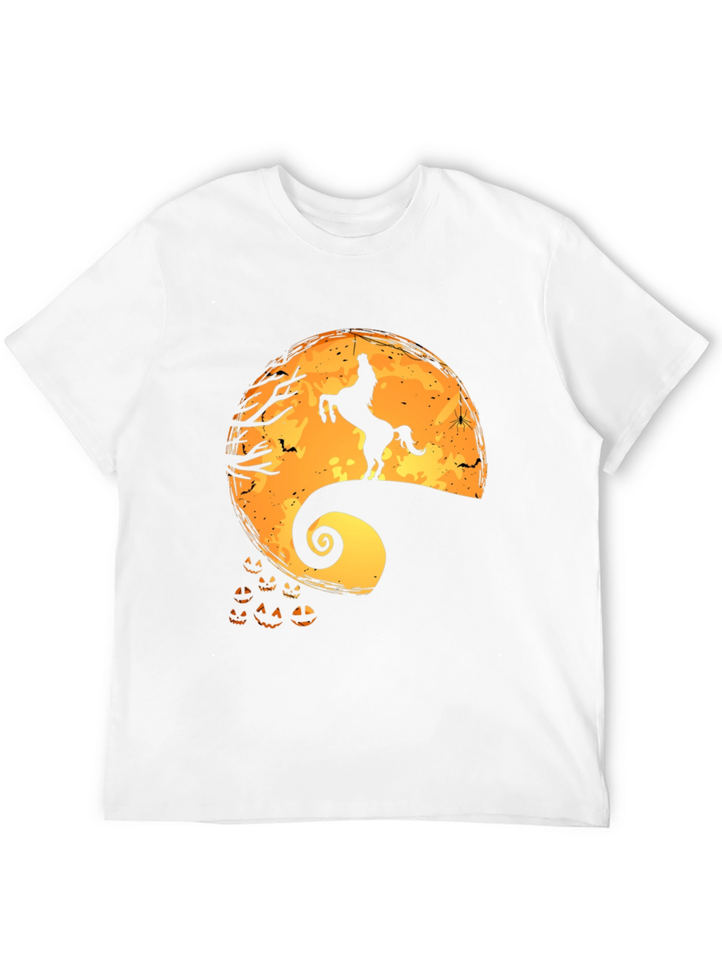 Halloween Unicorn Moon Graphic Tee