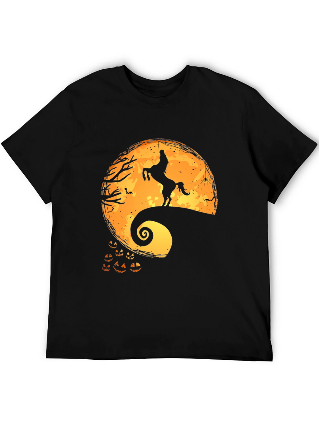 Halloween Unicorn Moon Graphic Tee