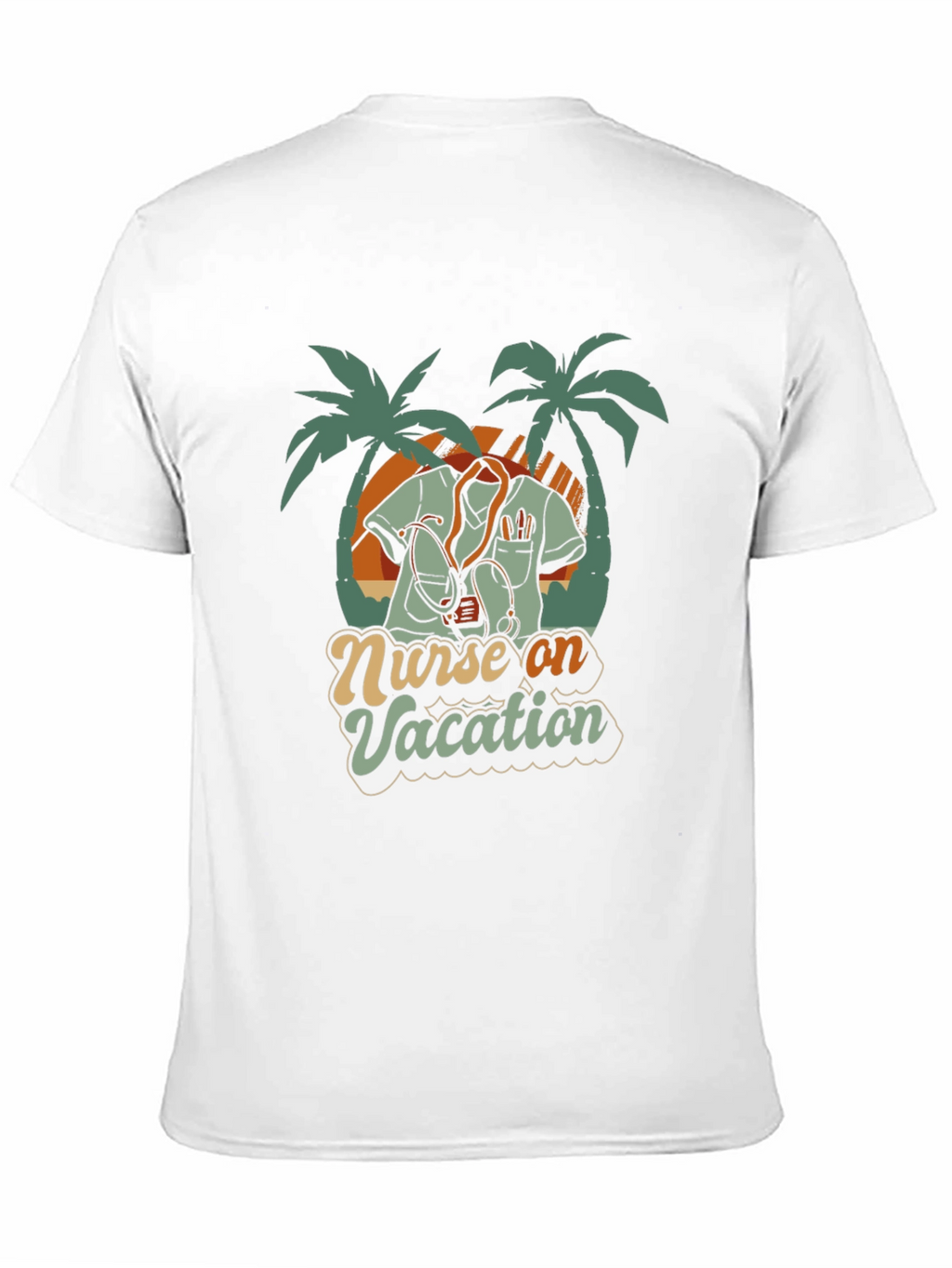 Nurse On Vacation Graphic T-Shirt