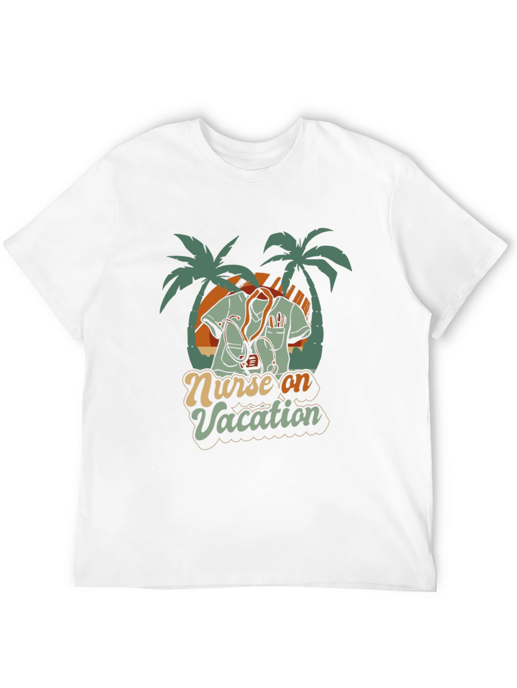 Nurse On Vacation Graphic T-Shirt