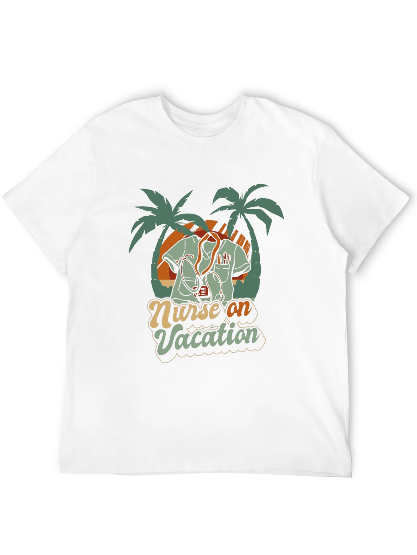 Nurse On Vacation Graphic T-Shirt