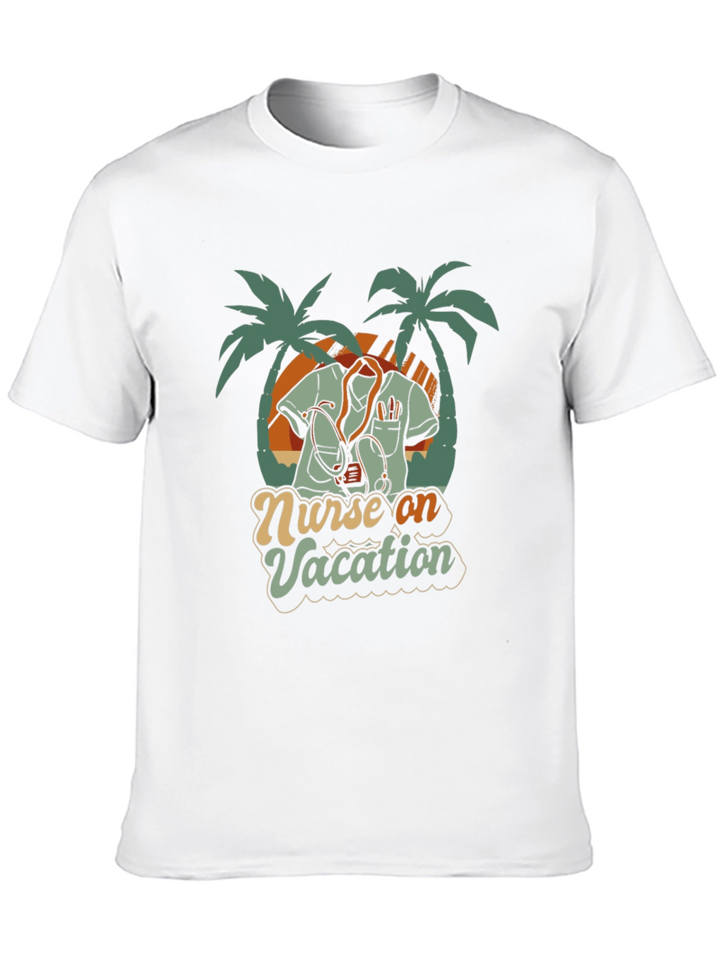 Nurse On Vacation Graphic T-Shirt