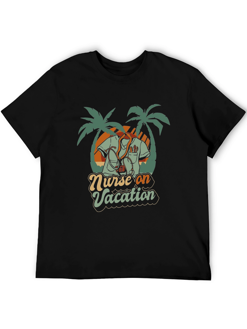 Nurse On Vacation Graphic T-Shirt