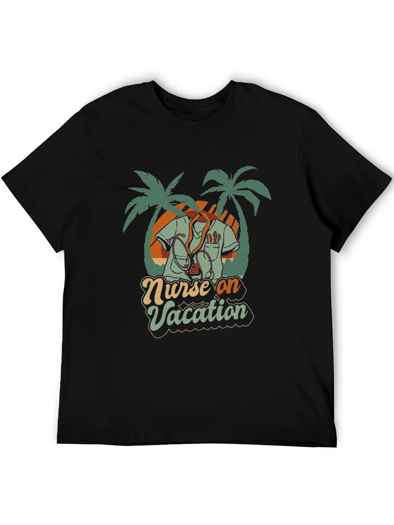 Nurse On Vacation Graphic T-Shirt
