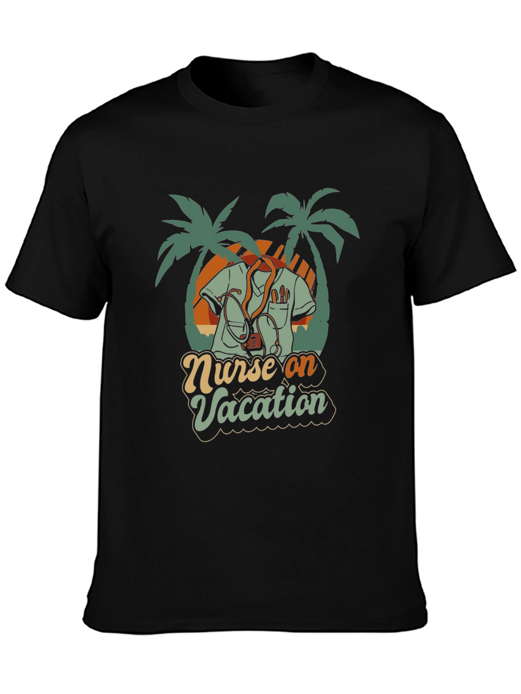 Nurse On Vacation Graphic T-Shirt