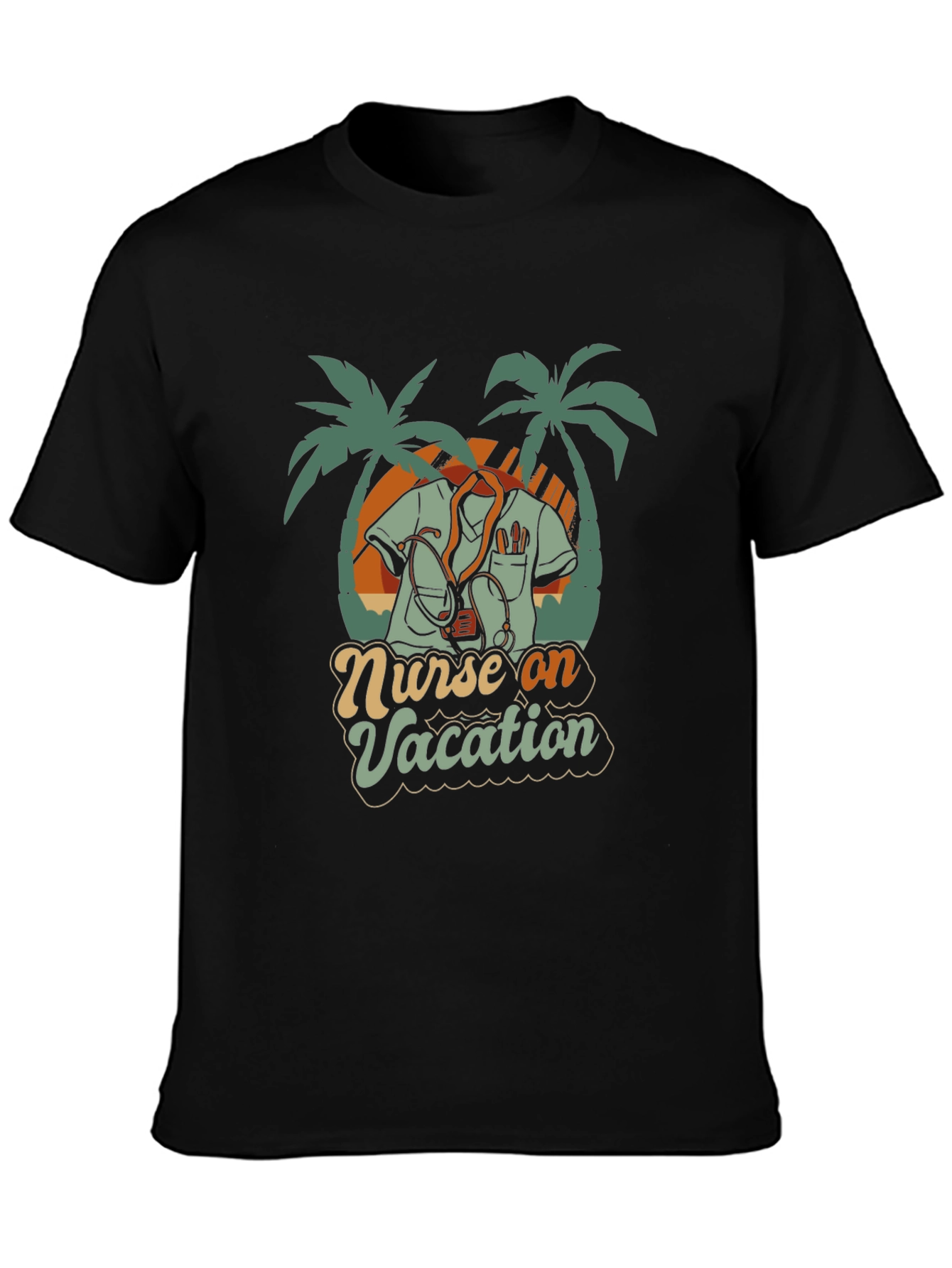 Nurse On Vacation Graphic T-Shirt