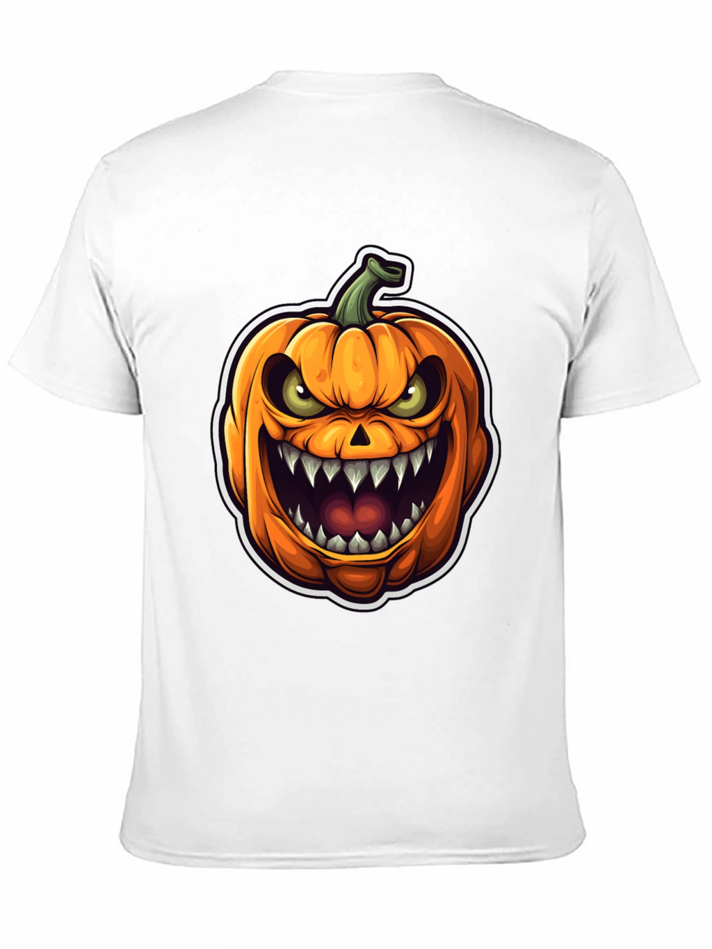 Mens Halloween Pumpkin Graphic Tee
