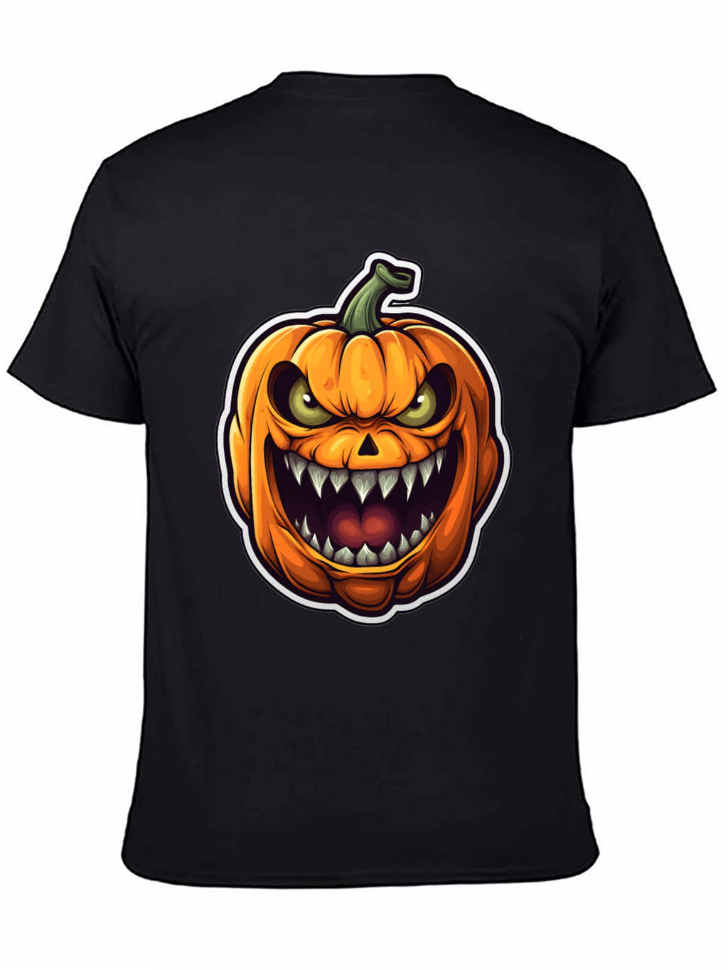 Mens Halloween Pumpkin Graphic Tee