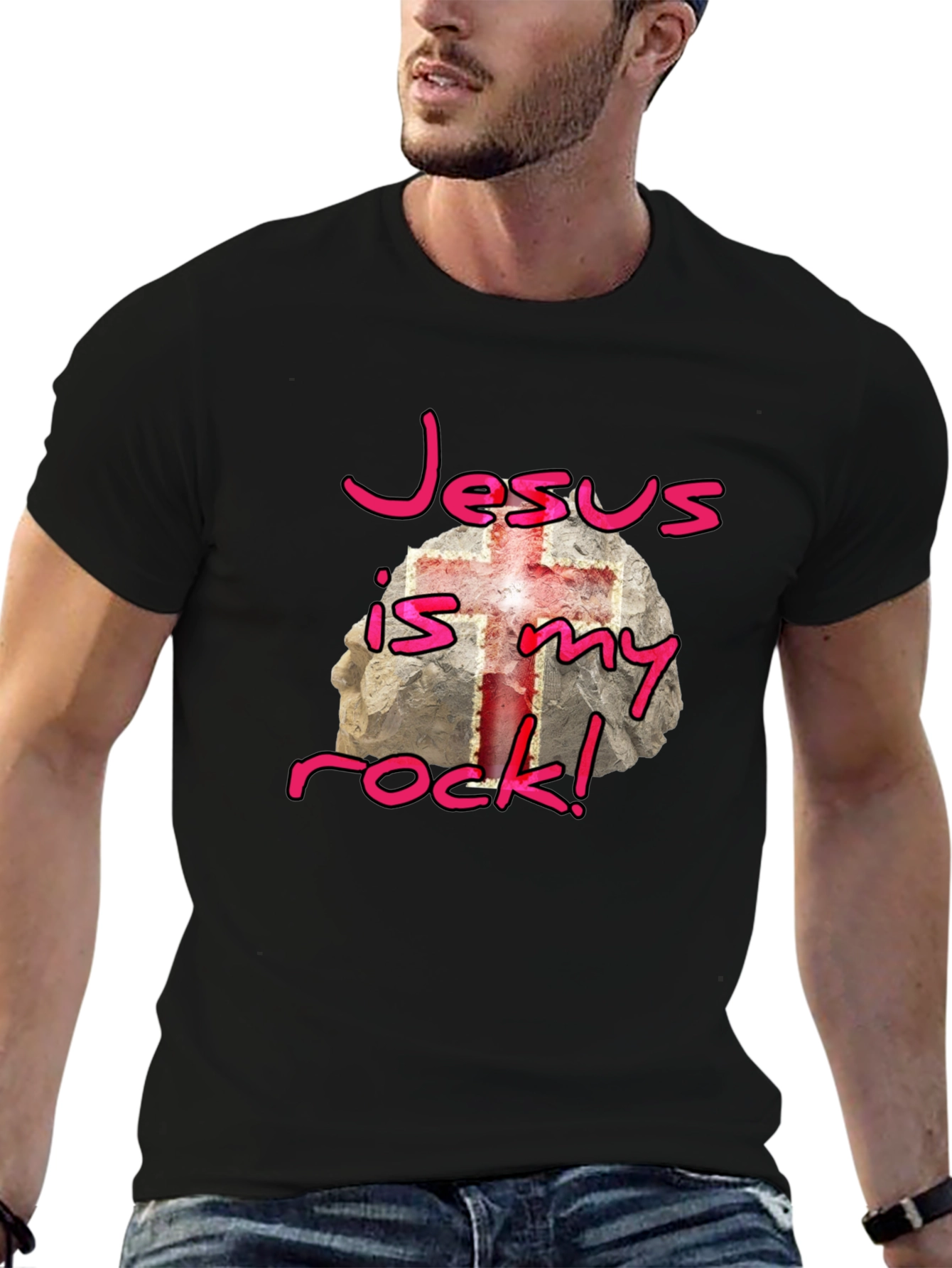 Jesus is My Rock T-Shirt