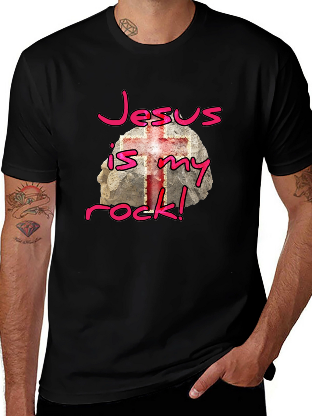 Jesus is My Rock T-Shirt