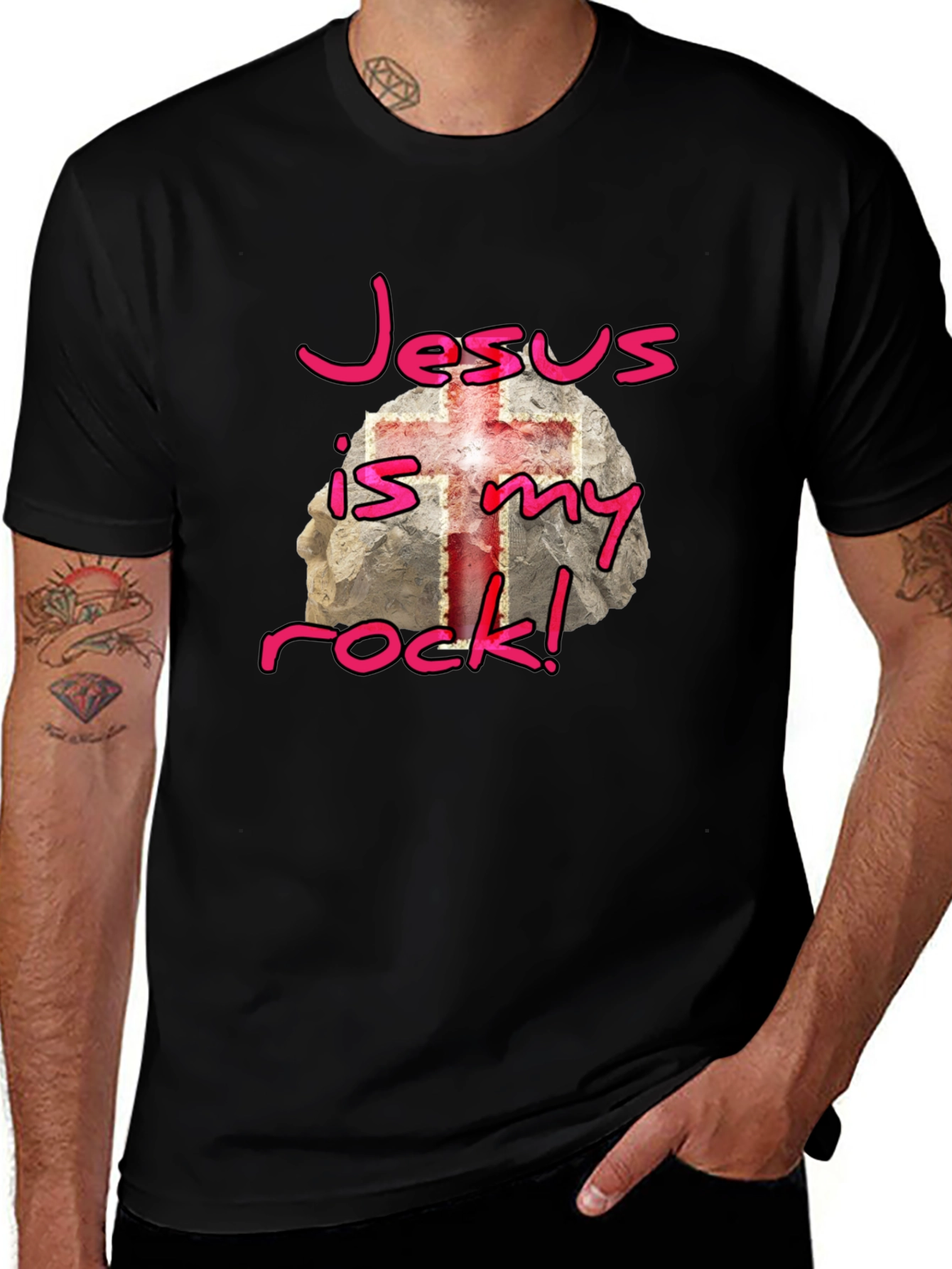 Jesus is My Rock T-Shirt