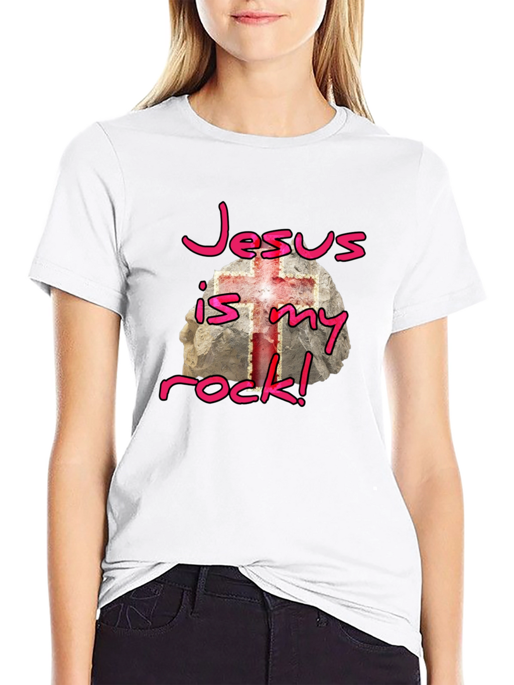Jesus is My Rock T-Shirt