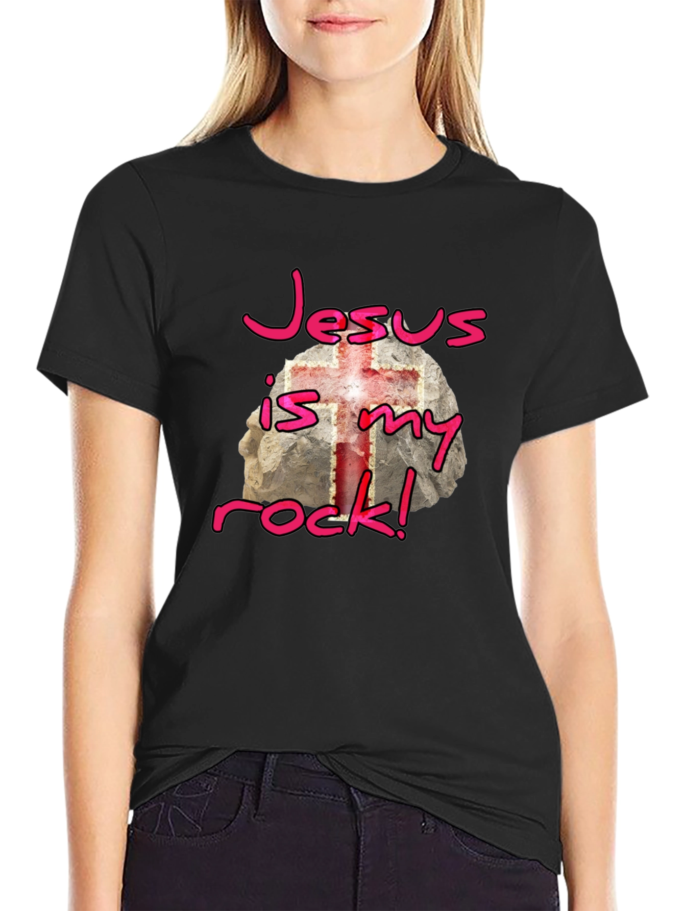 Jesus is My Rock T-Shirt