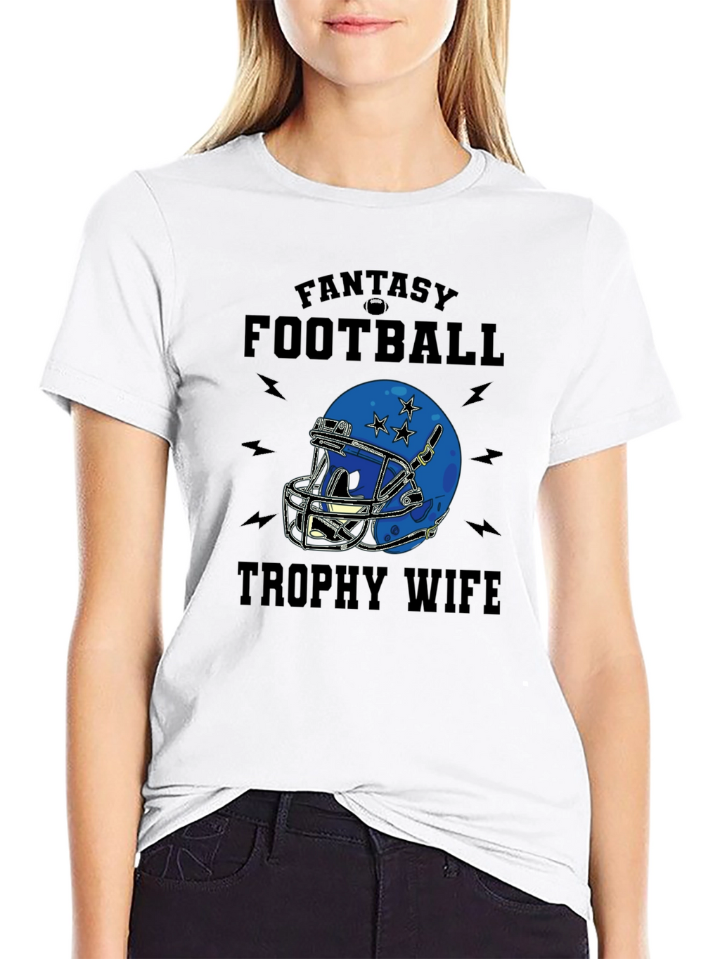 Fantasy Football Trophy Wife Graphic Tee