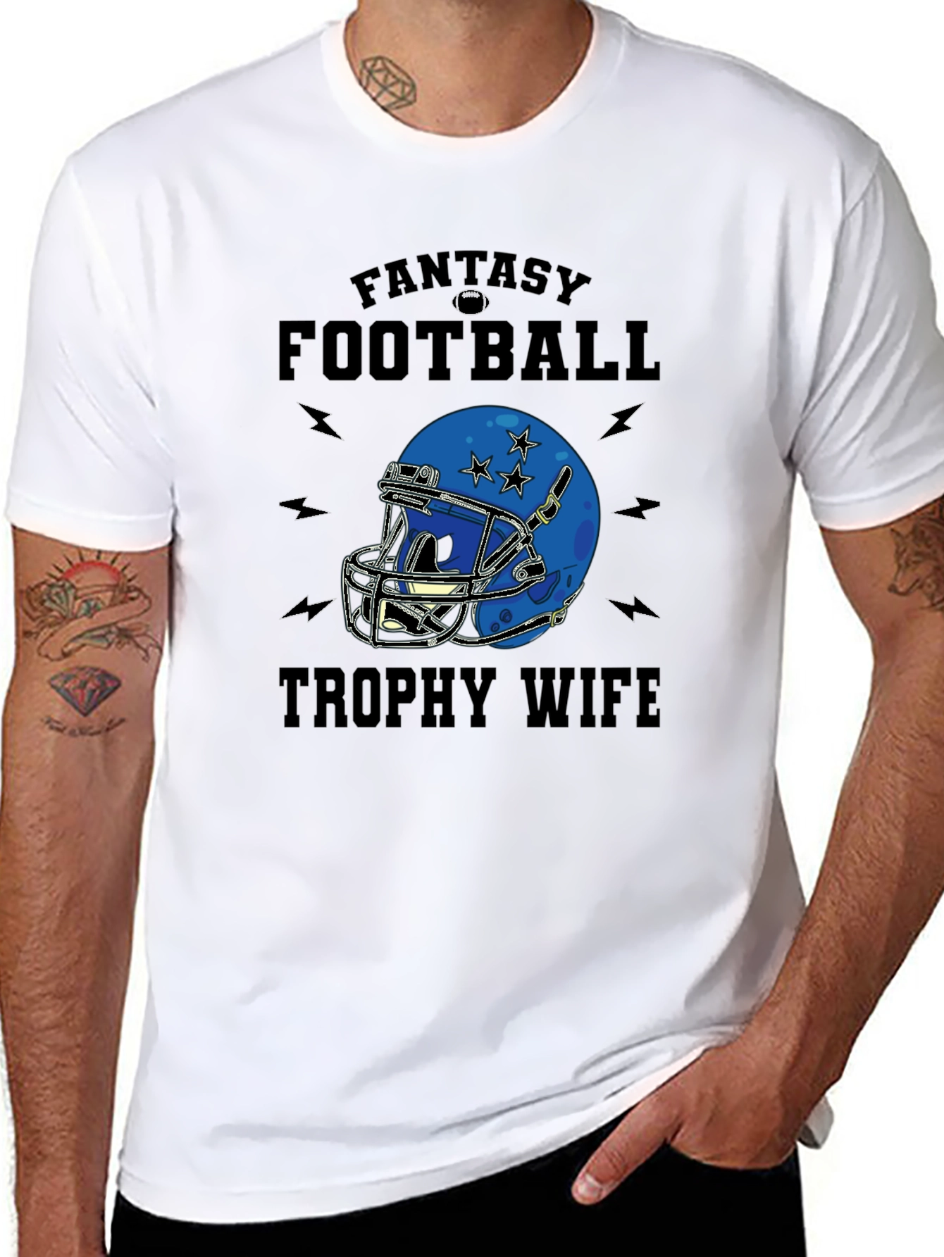 Fantasy Football Trophy Wife Graphic Tee