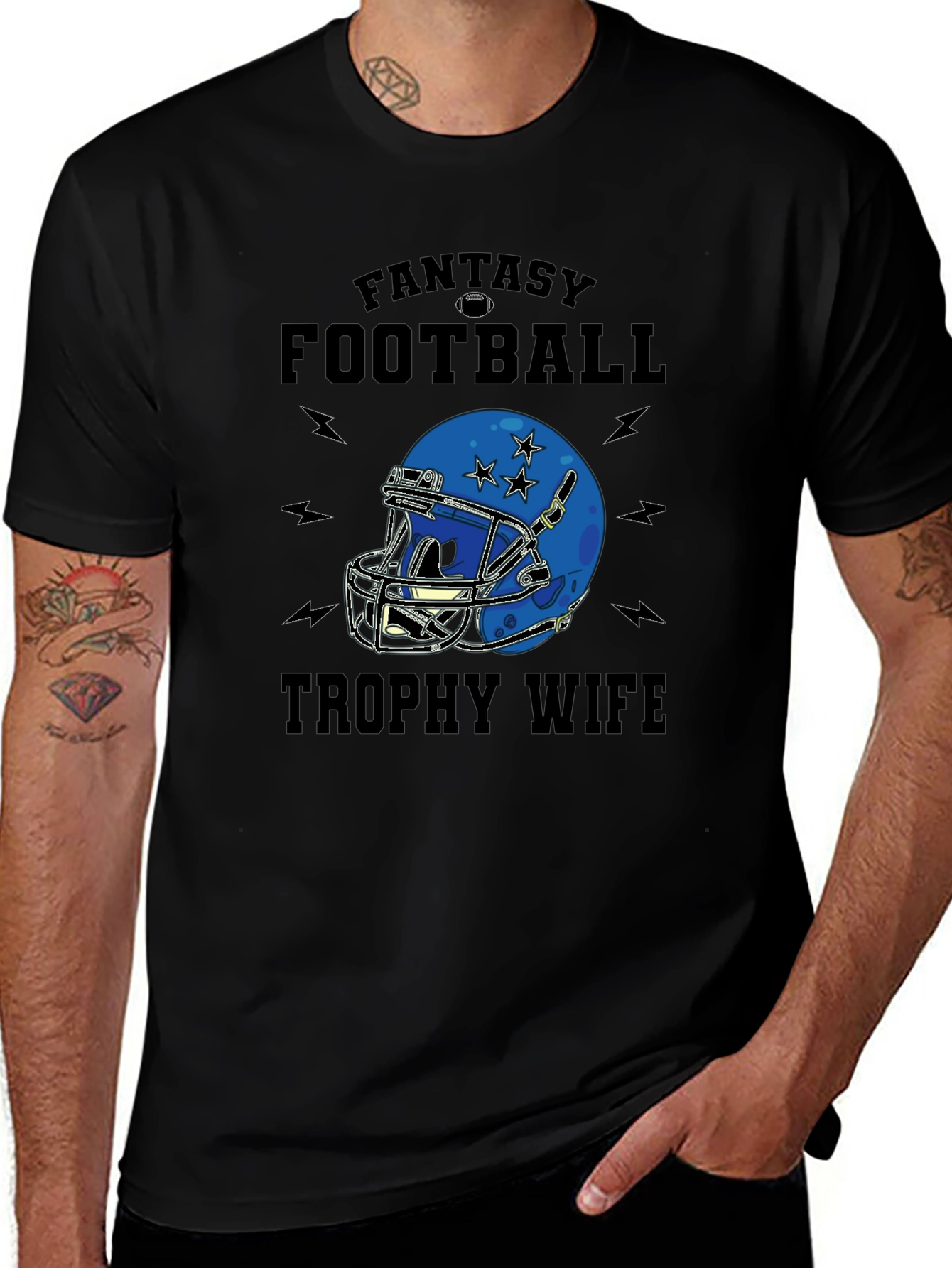 Fantasy Football Trophy Wife Graphic Tee
