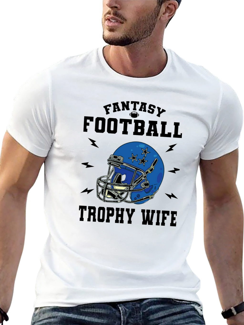 Fantasy Football Trophy Wife Graphic Tee