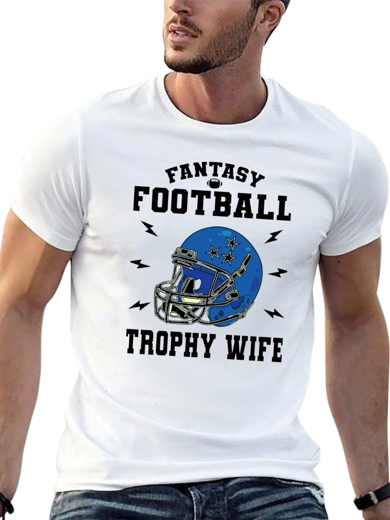 Fantasy Football Trophy Wife Graphic Tee