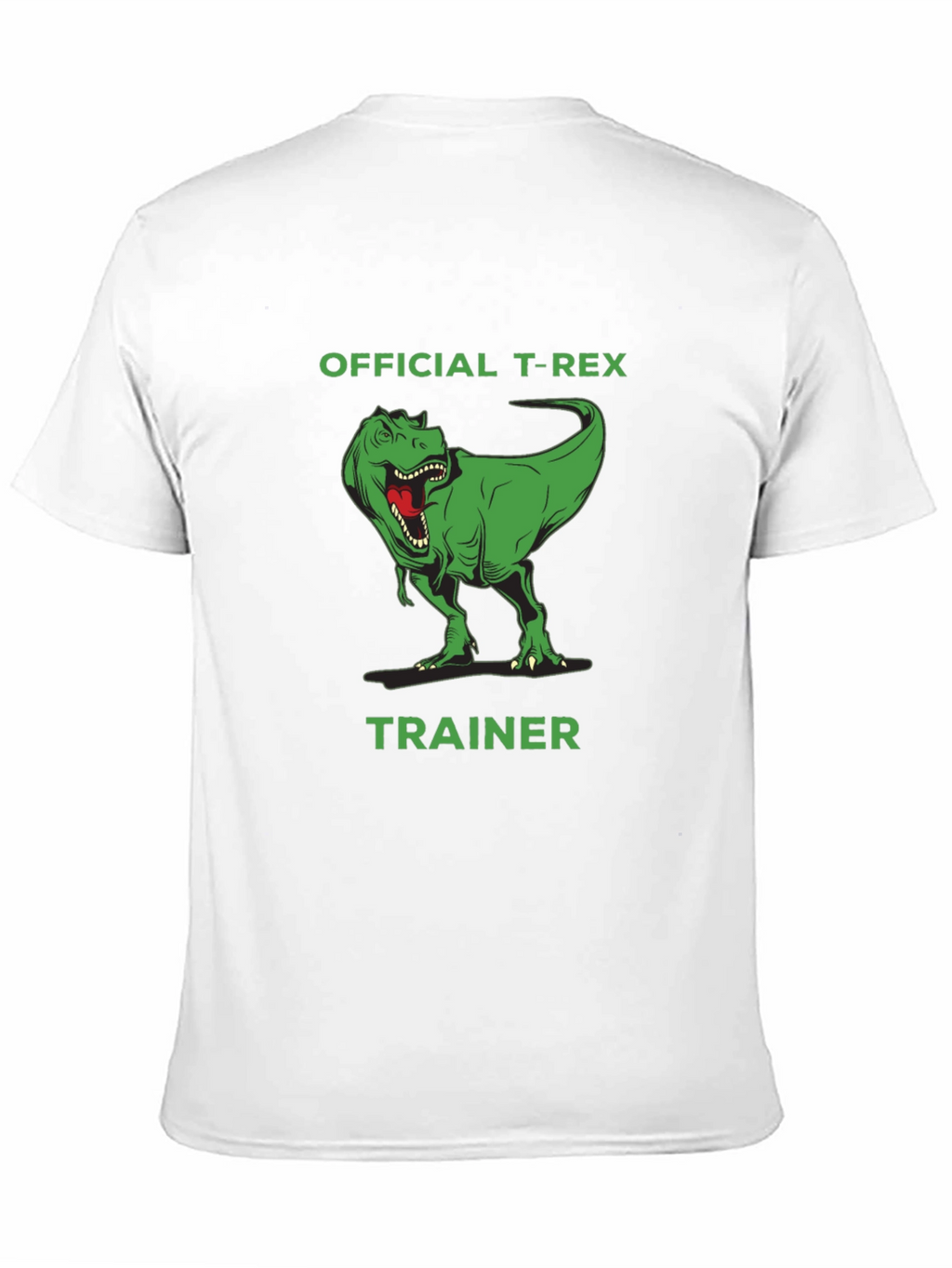 Official T-Rex Trainer Graphic Tee - Black Cotton