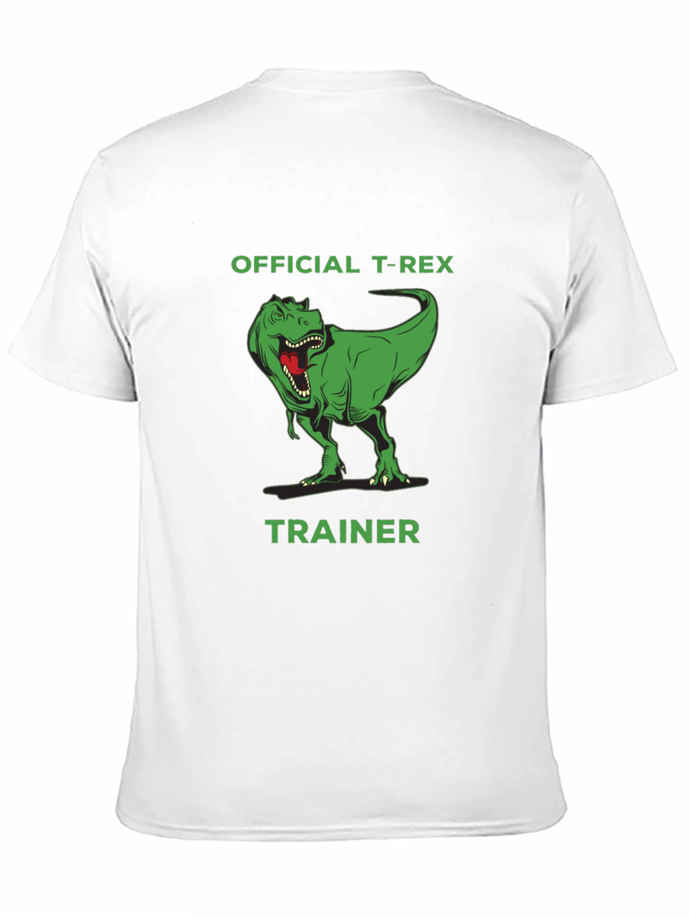 Official T-Rex Trainer Graphic Tee - Black Cotton