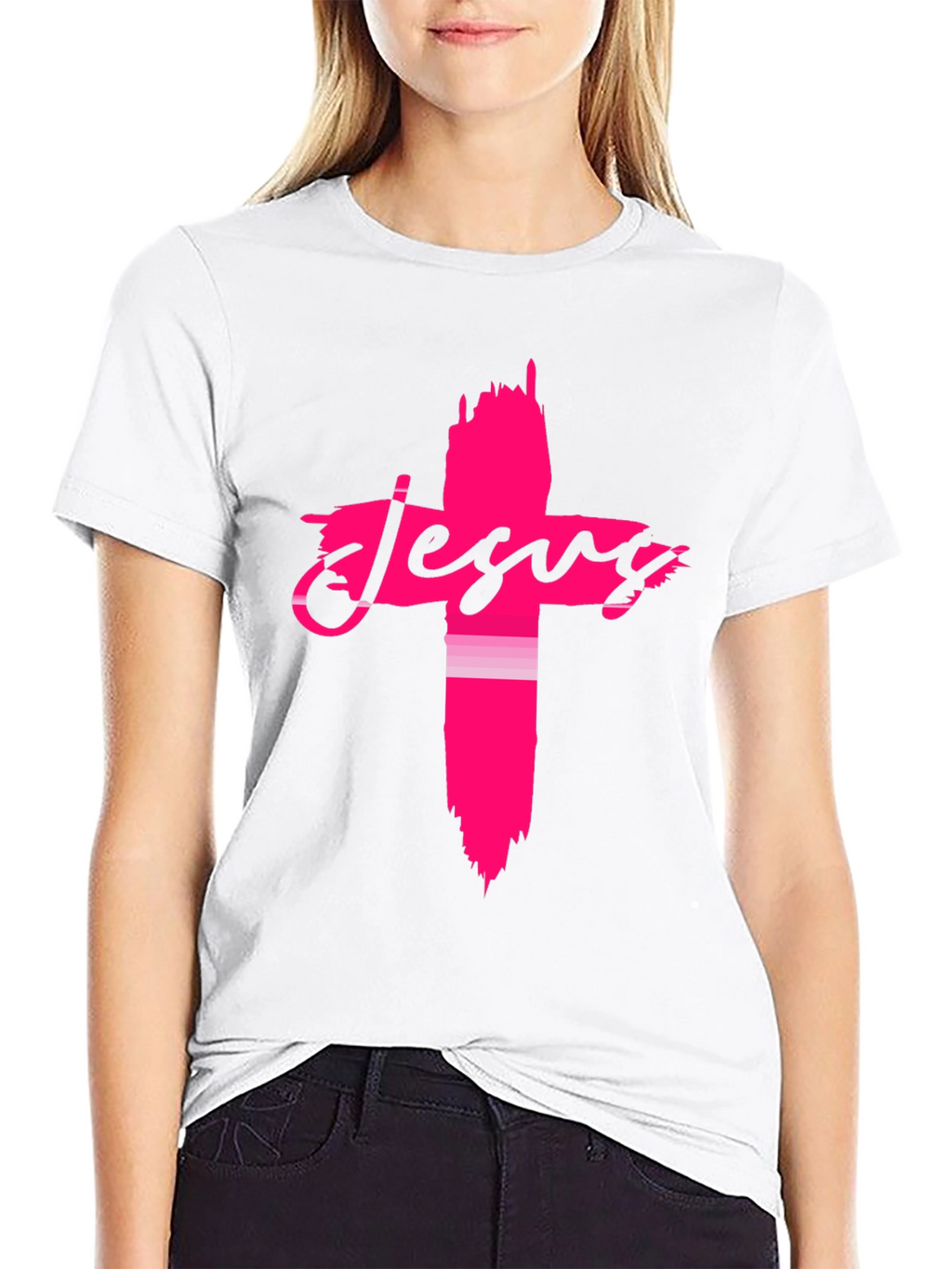 Jesus Cross Graphic Tee - Stylish Christian Apparel