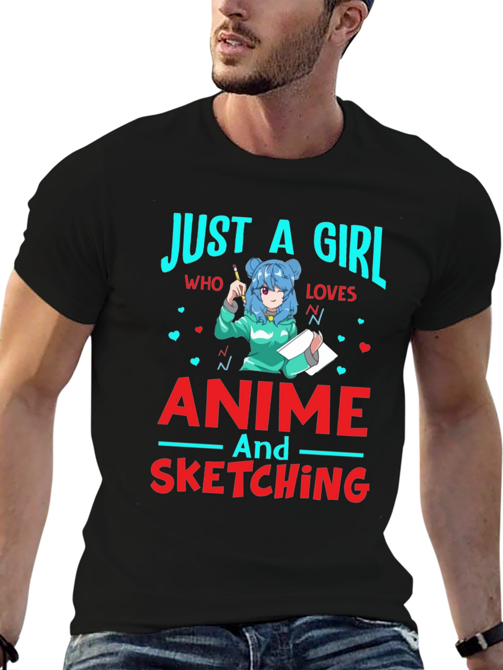 Anime & Sketching Girls T-Shirt