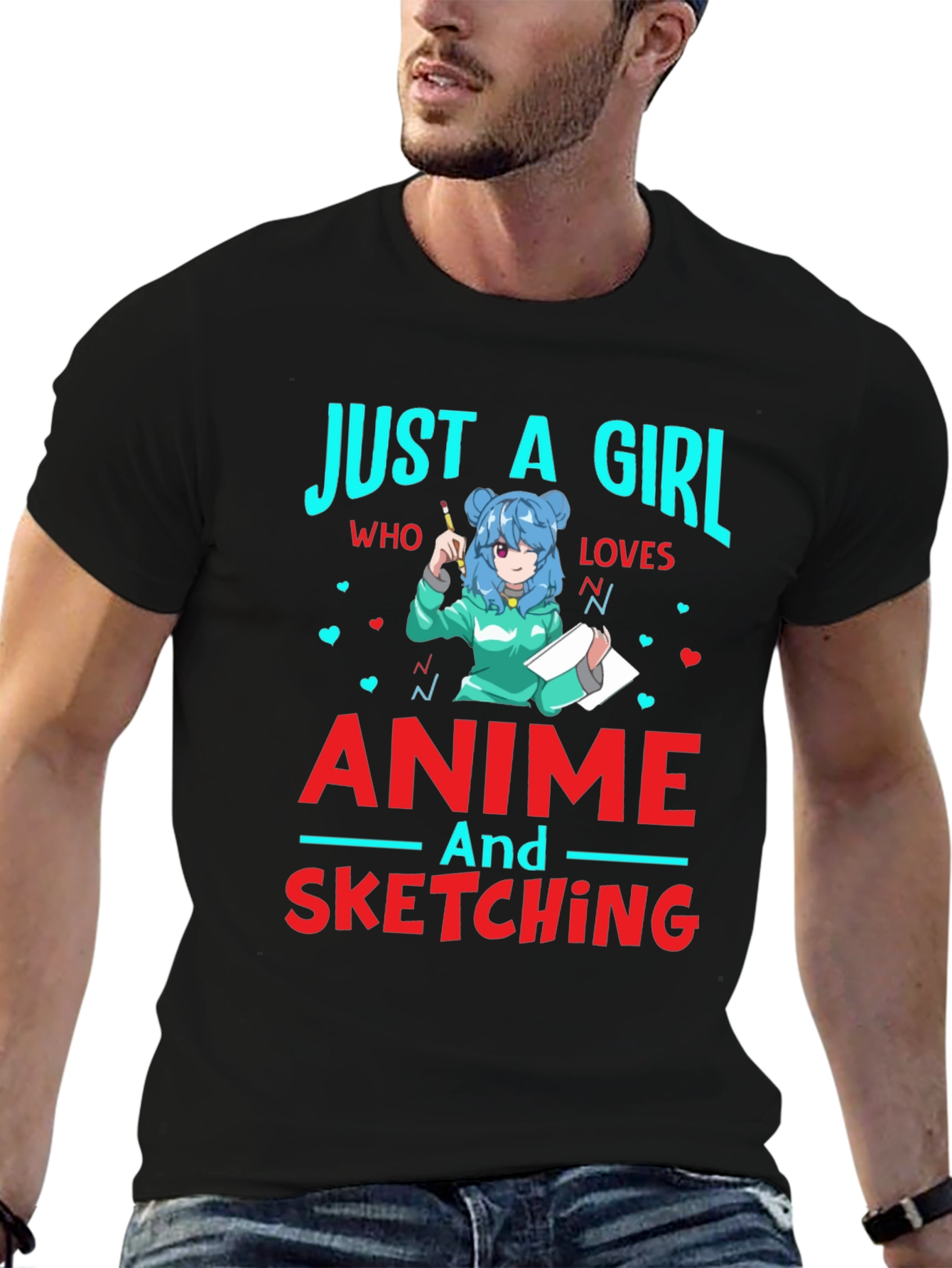 Anime & Sketching Girls T-Shirt