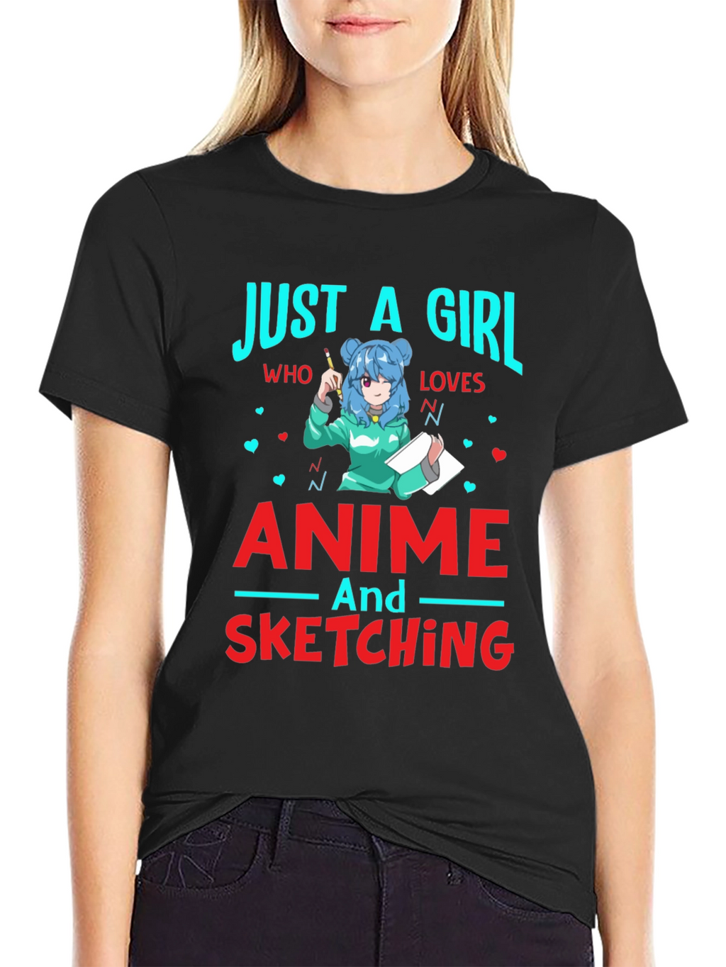 Anime & Sketching Girls T-Shirt