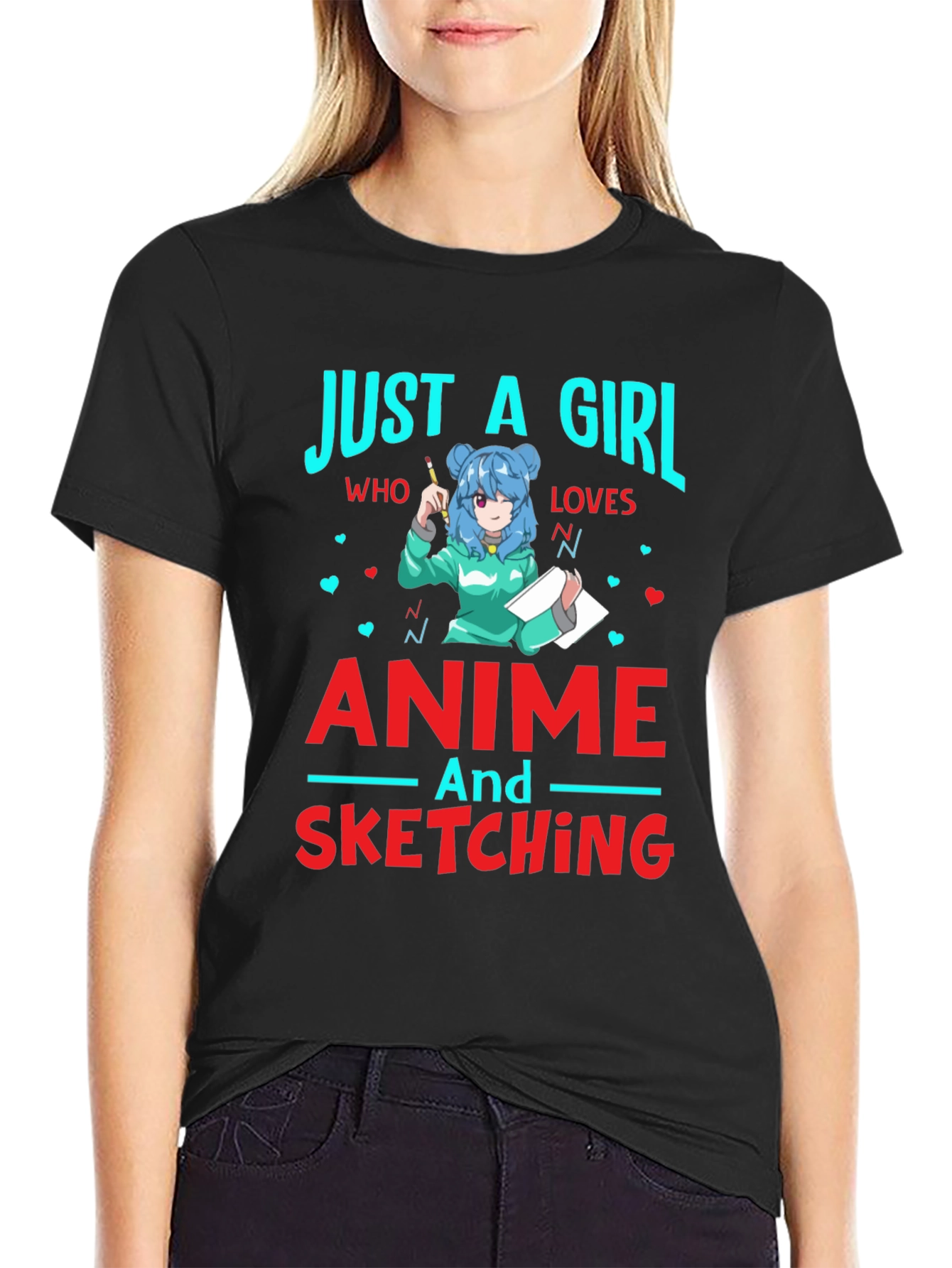 Anime & Sketching Girls T-Shirt
