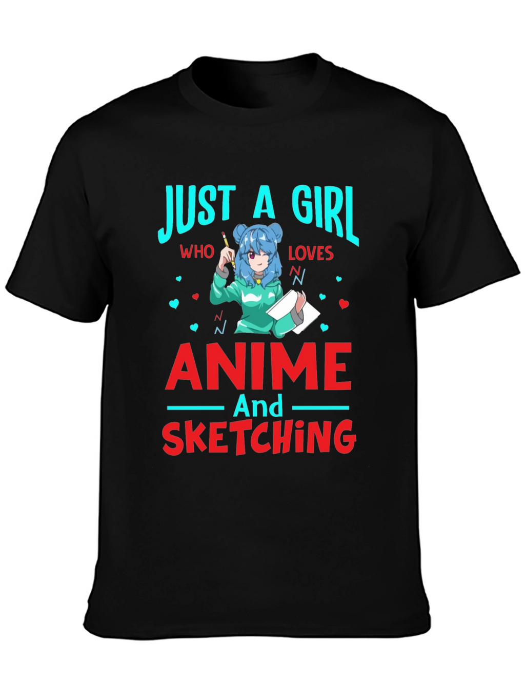 Anime & Sketching Girls T-Shirt