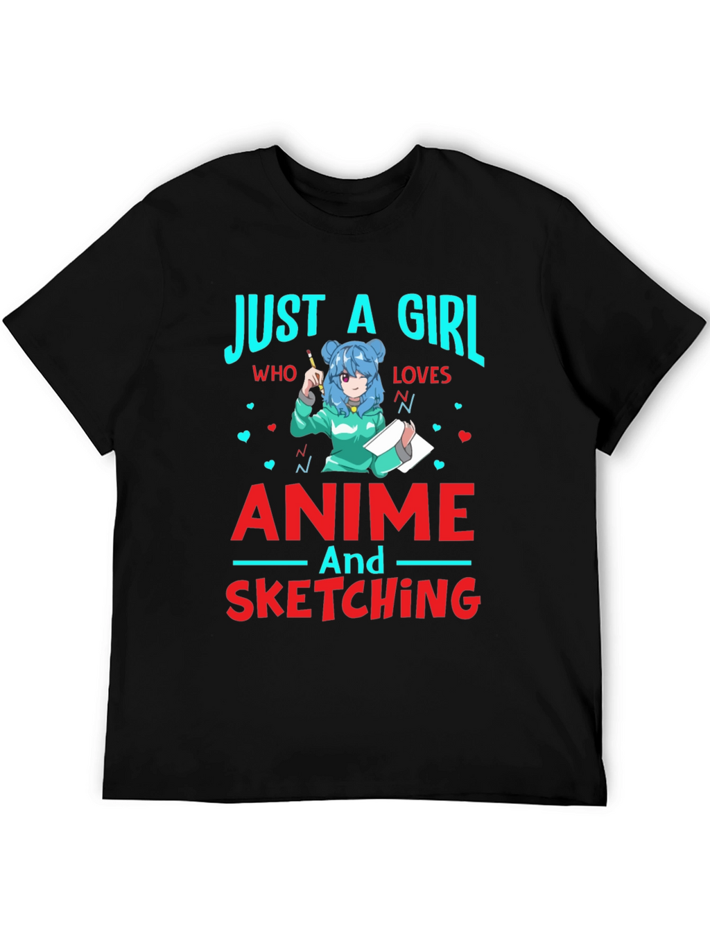 Anime & Sketching Girls T-Shirt