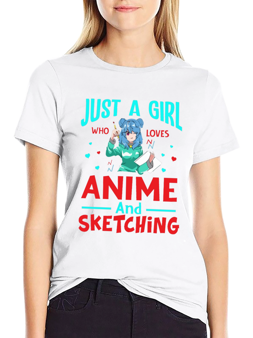 Anime & Sketching Girls T-Shirt