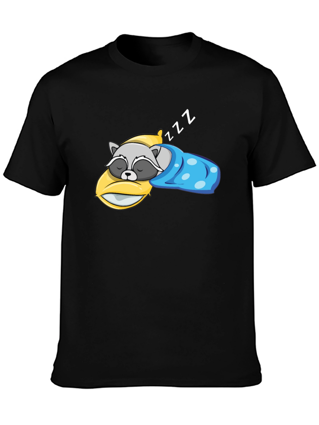 Sleeping Raccoon Graphic T-Shirt