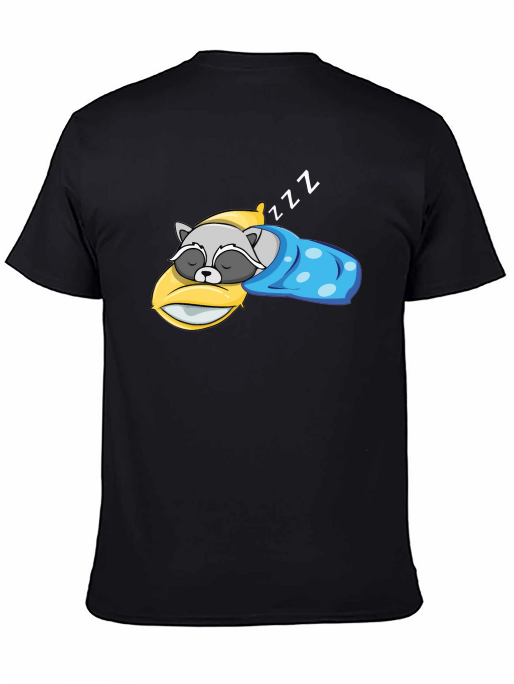 Sleeping Raccoon Graphic T-Shirt