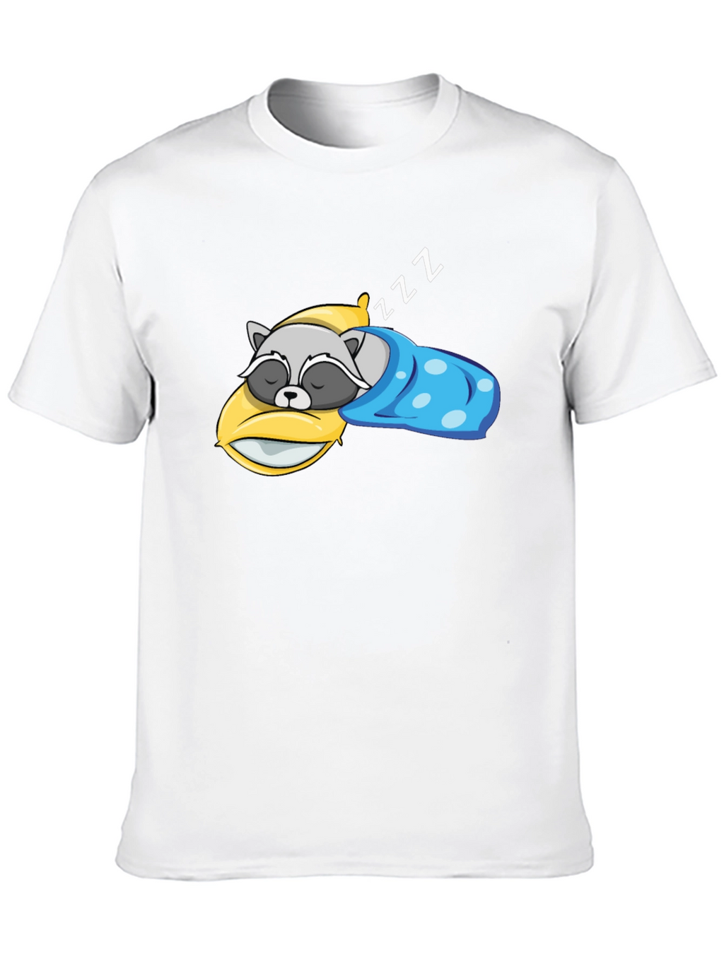 Sleeping Raccoon Graphic T-Shirt