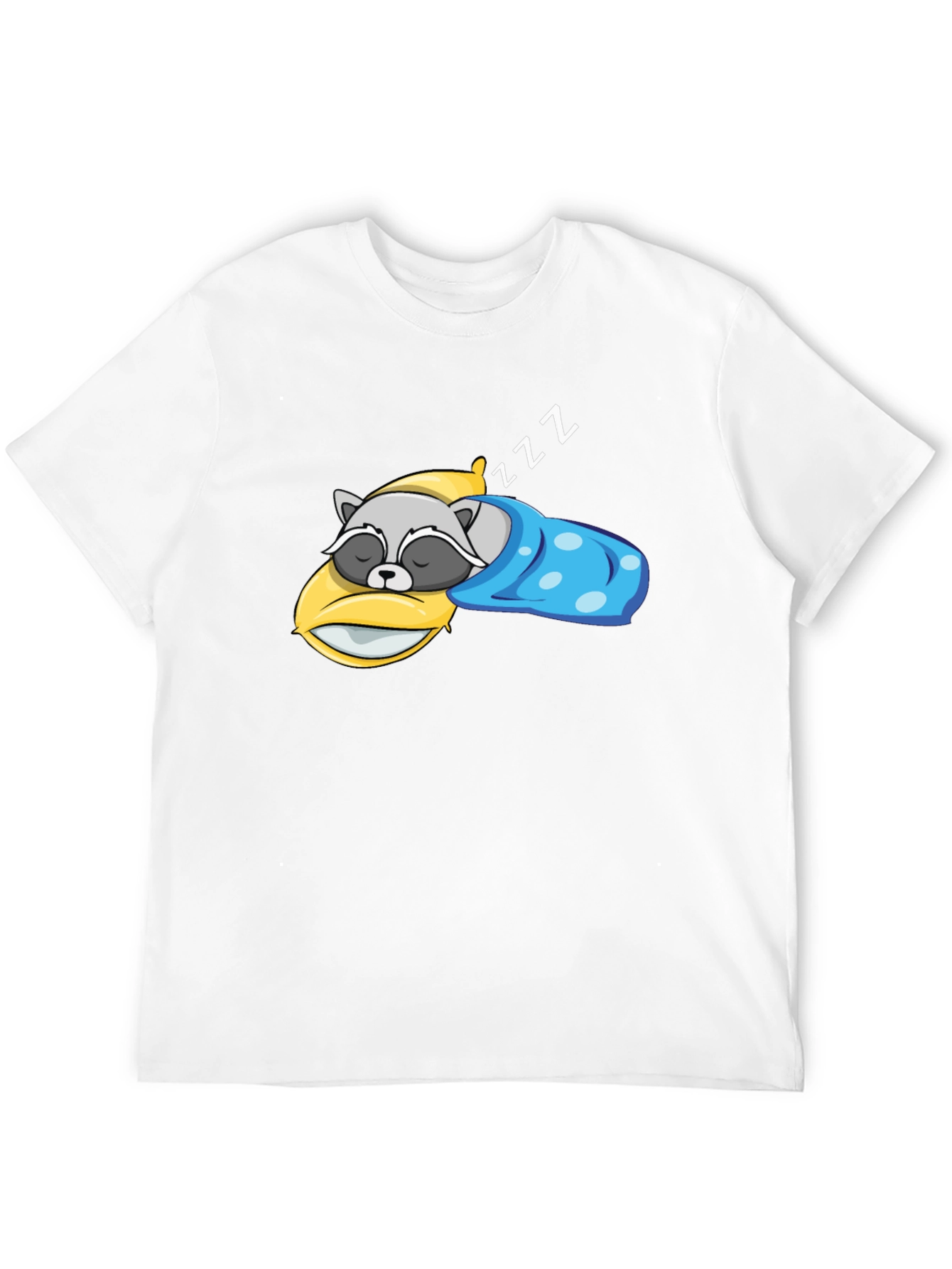 Sleeping Raccoon Graphic T-Shirt