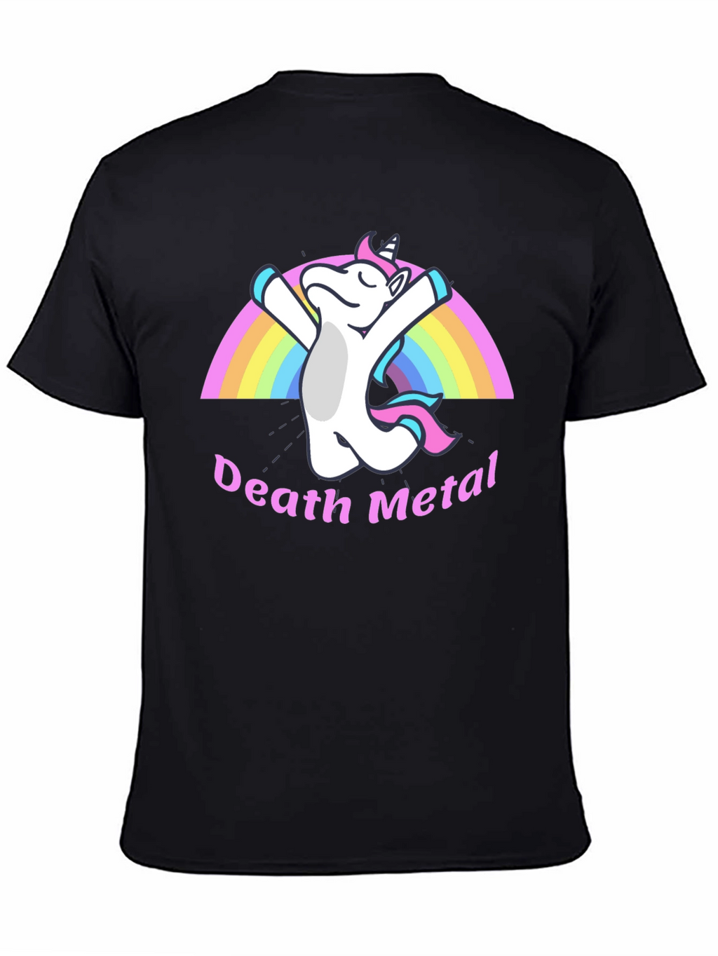 Death Metal Unicorn Black T-Shirt