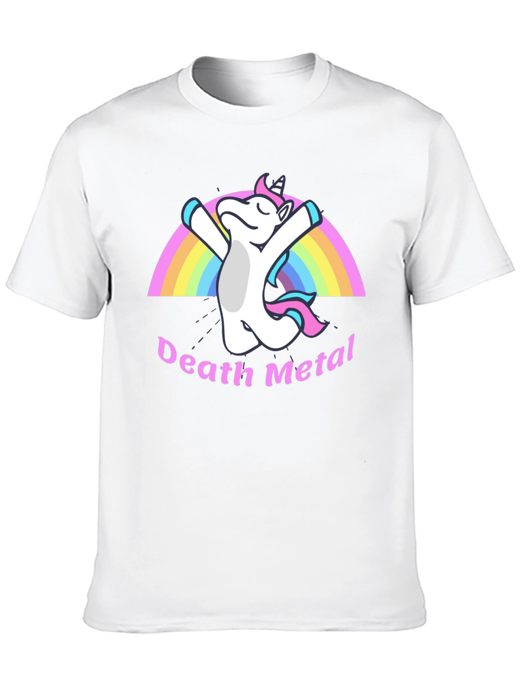Death Metal Unicorn Black T-Shirt
