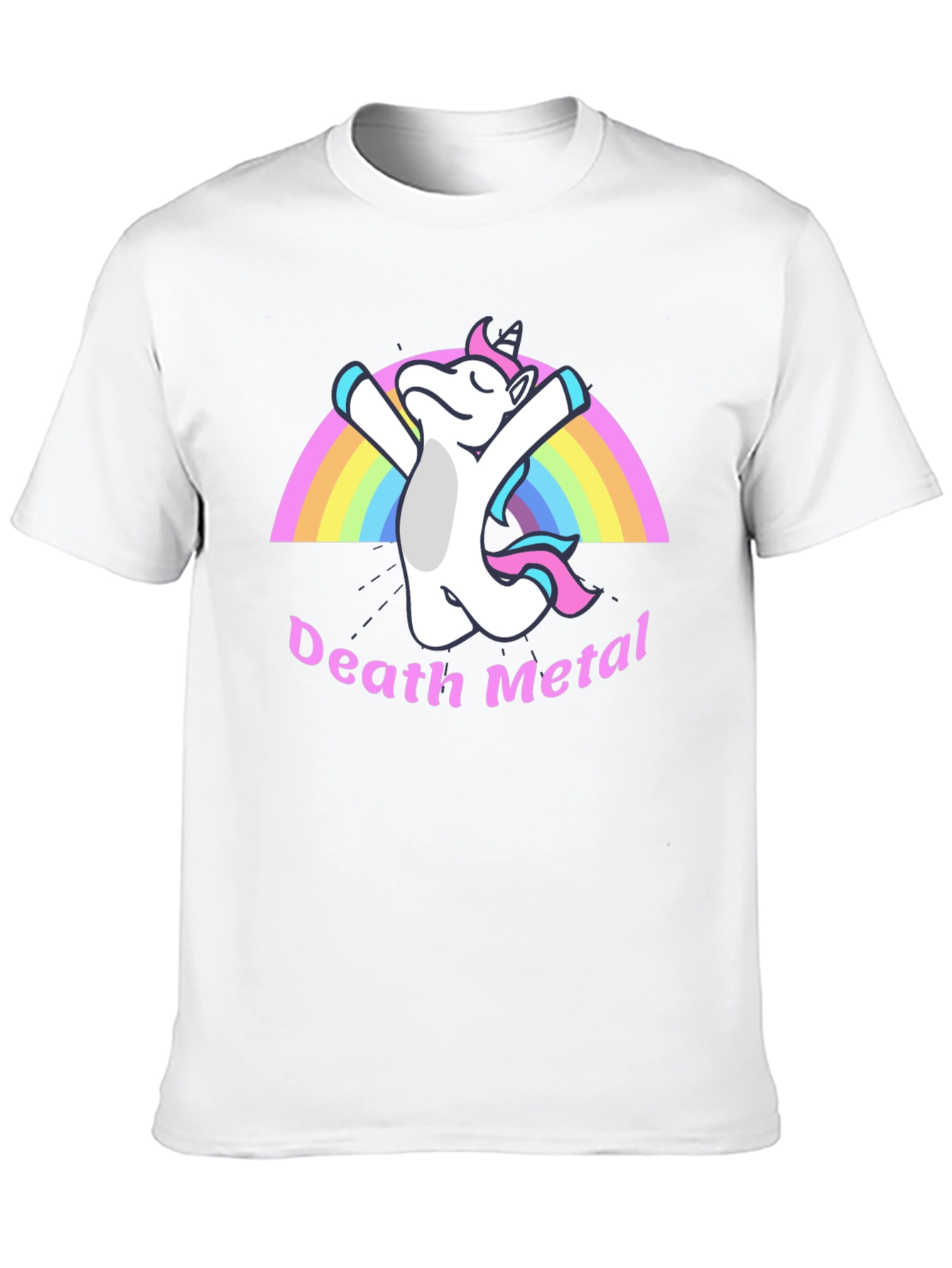 Death Metal Unicorn Black T-Shirt