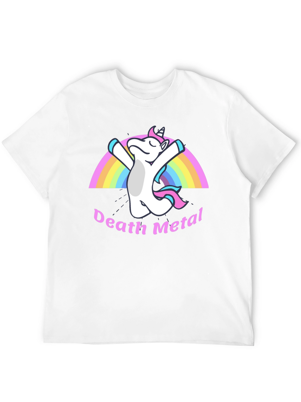 Death Metal Unicorn Black T-Shirt