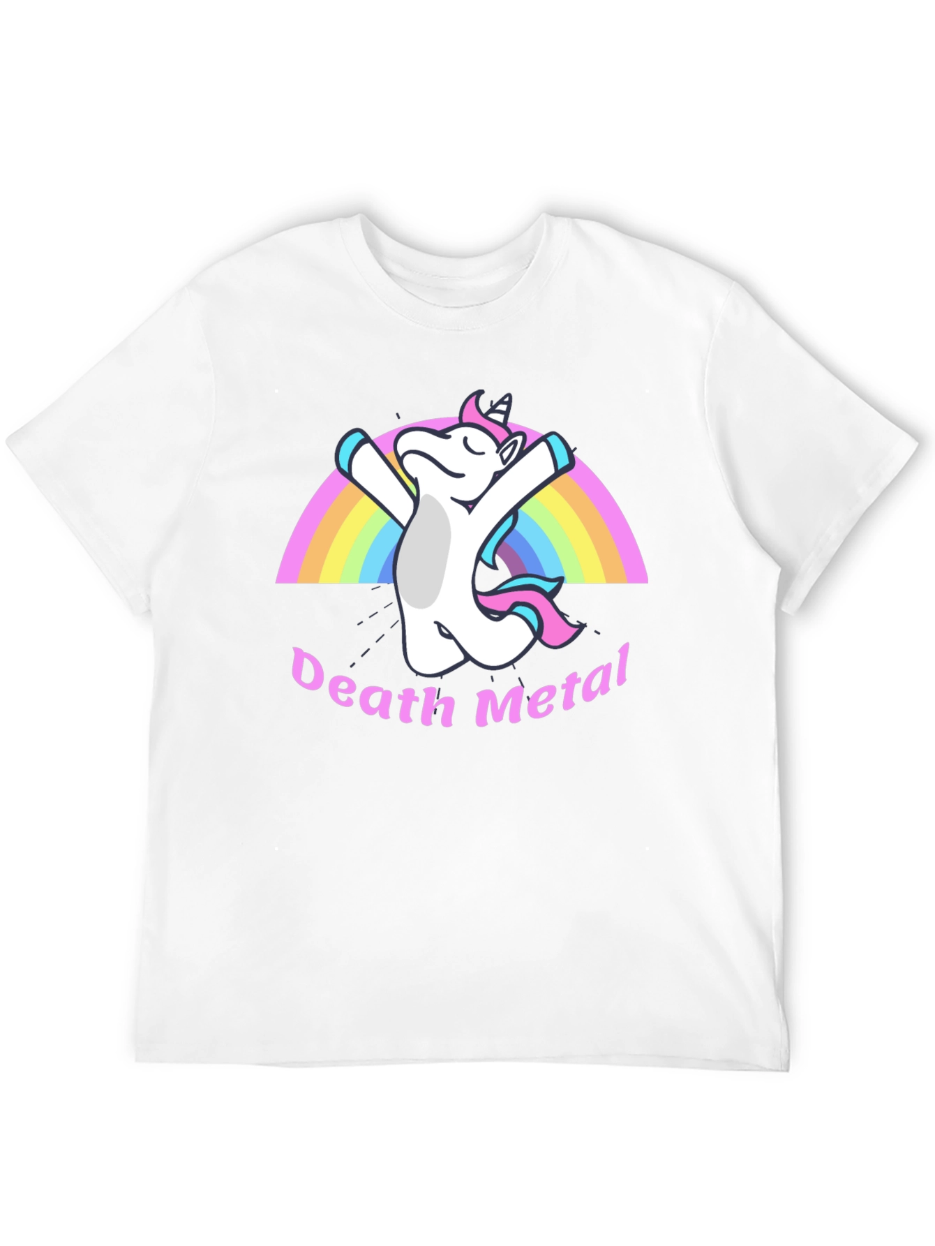 Death Metal Unicorn Black T-Shirt