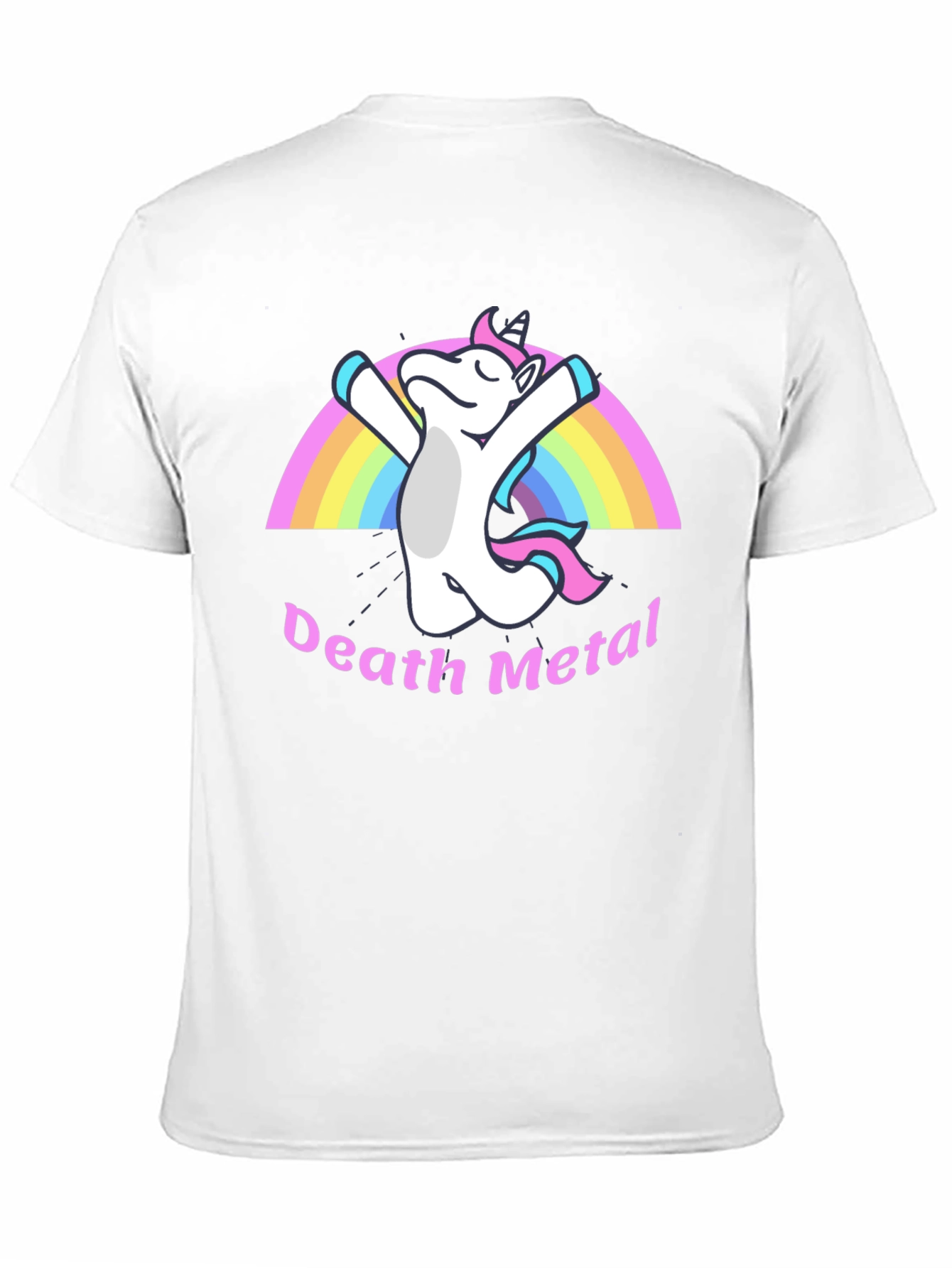 Death Metal Unicorn Black T-Shirt