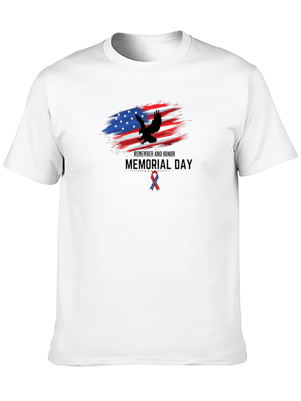 Memorial Day Eagle USA Flag T-Shirt