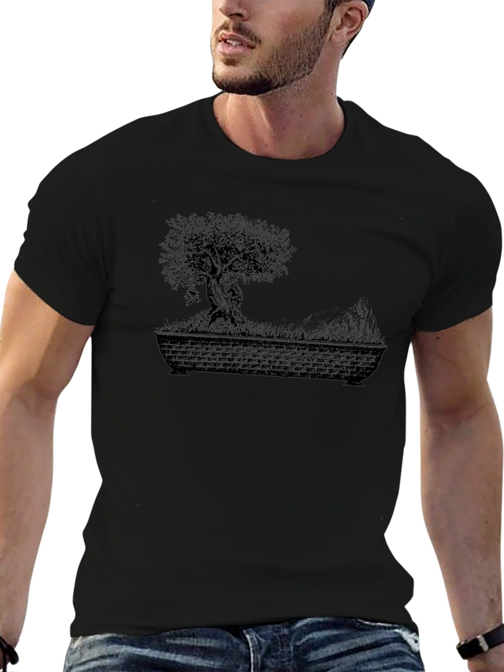 Bonsai Tree T-Shirt - Unique Nature Design