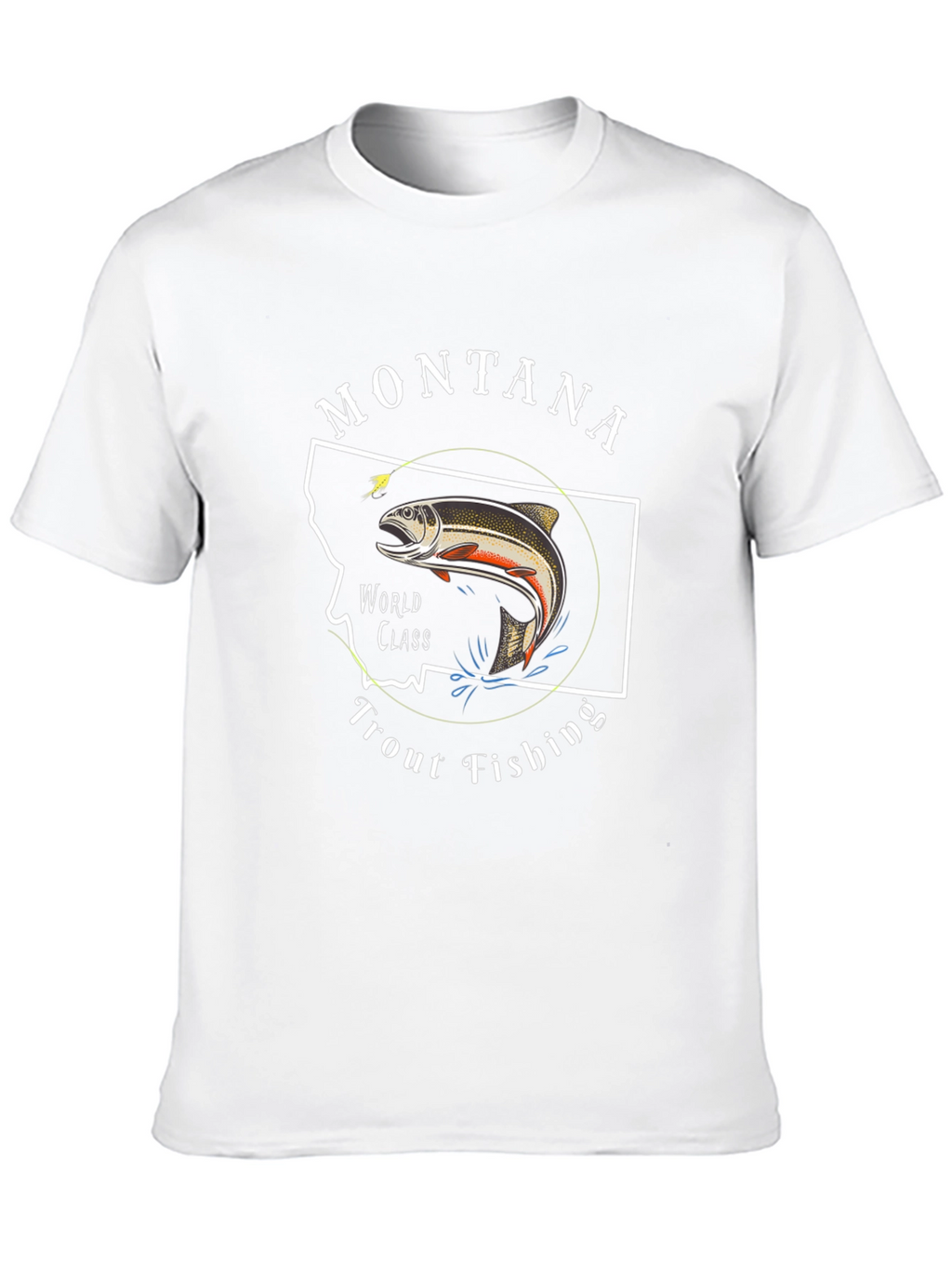 Montana Trout Fishing T-Shirt - World Class Design