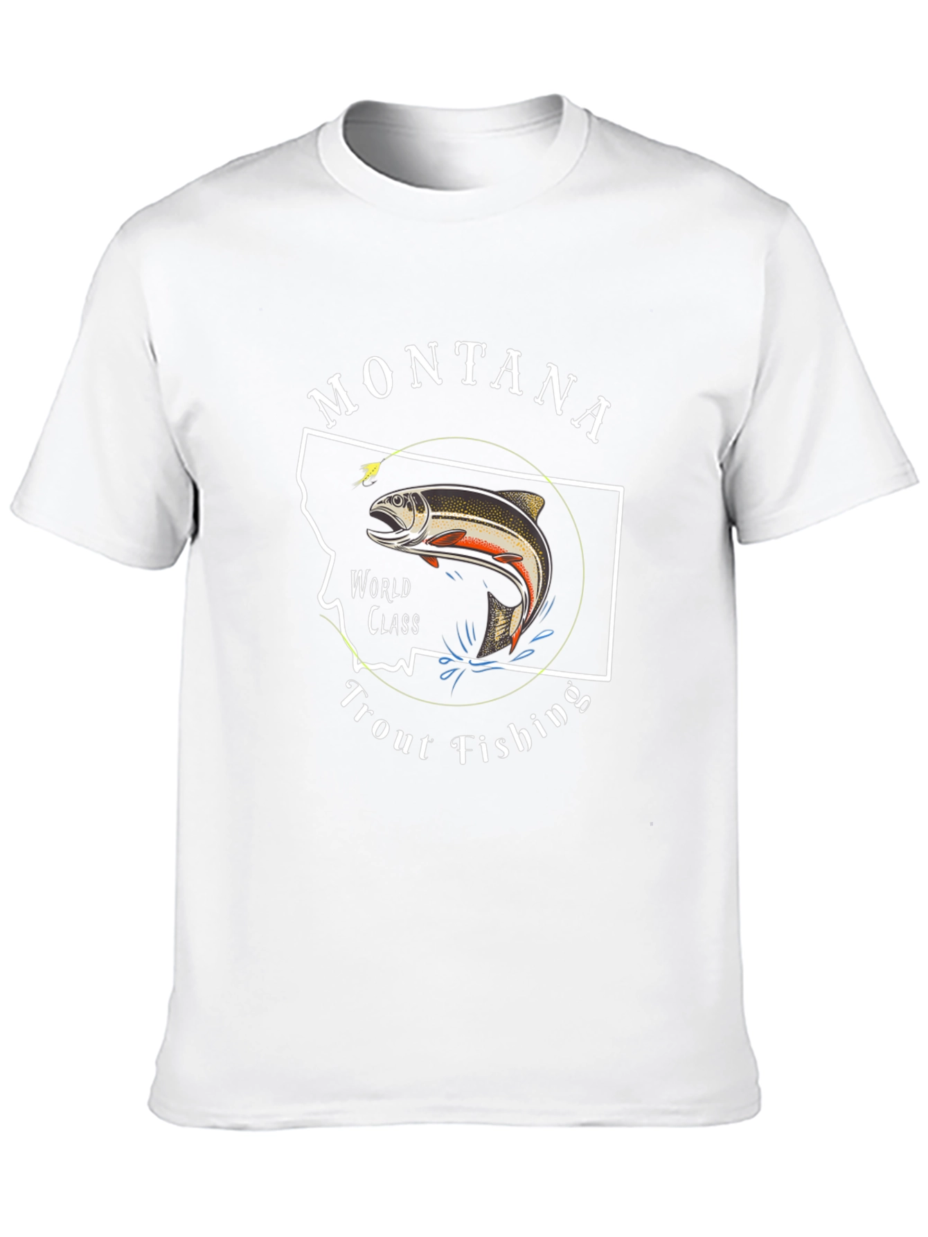 Montana Trout Fishing T-Shirt - World Class Design
