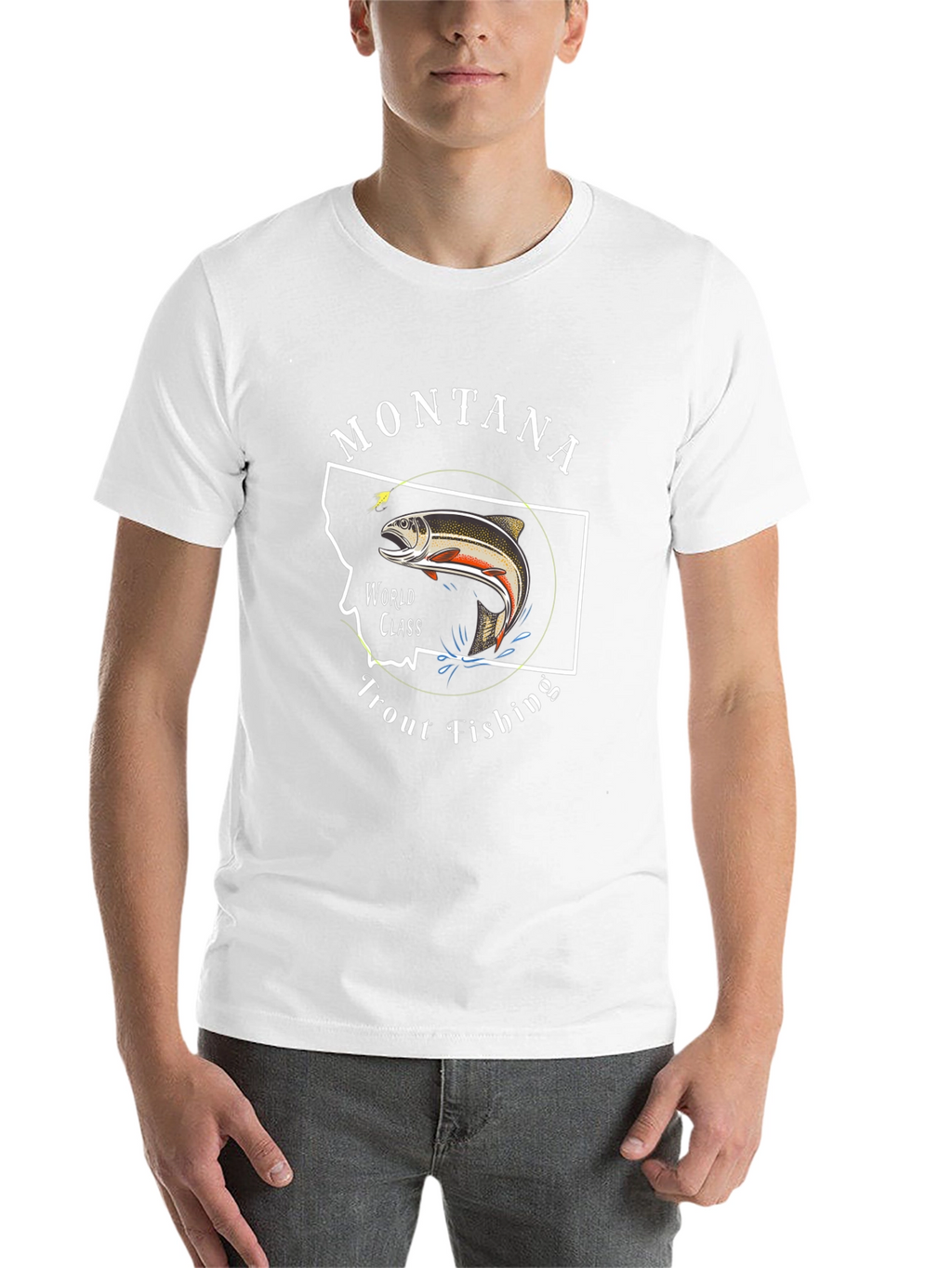 Montana Trout Fishing T-Shirt - World Class Design